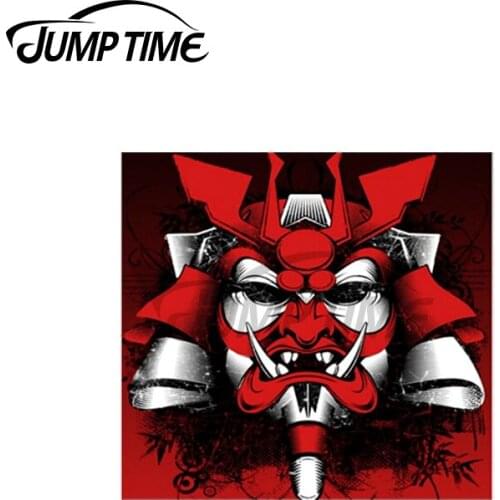 Jump Time 13 x8.9cm For SAGA 96 TT SAMURAI Graffiti Car Stickers Decoration Decal Campervan Air Conditioner Sunscreen Decoration