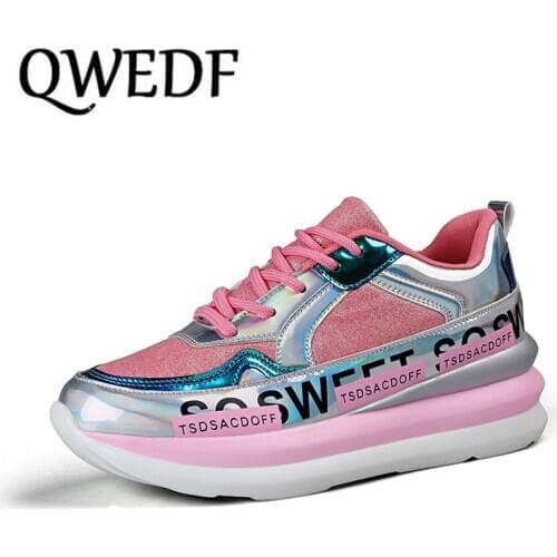 2019 Women Shoes Fashion Sneakers Women Basket Femme Comfortable Wedges Sneakers chaussure femme Women Vulcanize Shoes X11-06