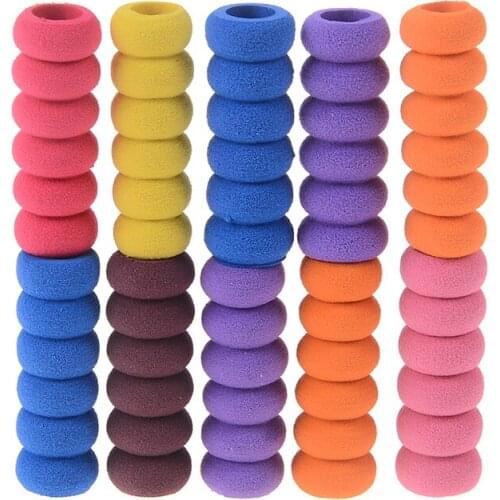 10 Pcs painting tools drill Soft anti-slip pen sleeve EVA Pen cover for Pencil pen diamond pen grip Children use random color