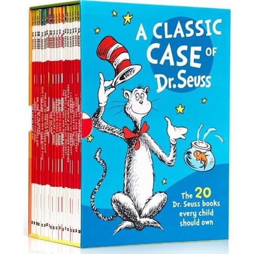 20 Books/Set A Classic Case of Dr. Seuss Makes Reading Fun Interesting English Picture Story Book Kids Gift Parent Child Reading