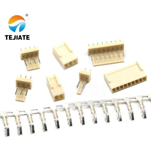 20PCS KF2510 Connector 2/3/4/5/6/7/8/9/10P 2.54mm Plug-in Adapter Include Plug + Pin Base + Terminal