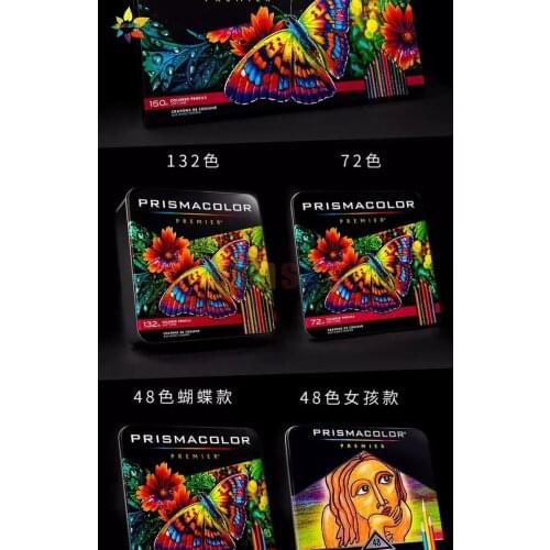 24 36 48 72 132 150 COLOR USA Prismacolor Premier coloured Pencil Crayons De Couleur Soft Oily lapis de cor Sketch Art Pencils