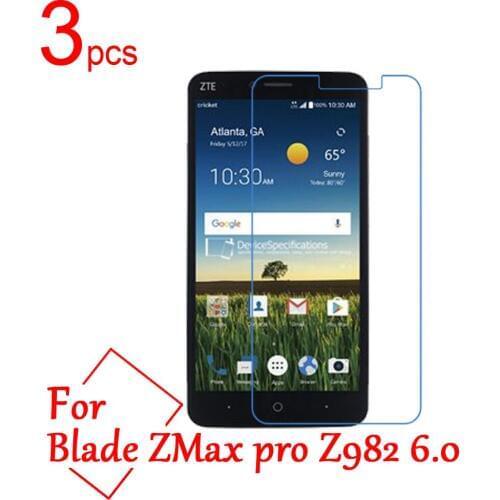 3pcs Ultra Clear/Matte/Nano Anti-Explosion LCD Screen Protector Cover For ZTE Blade ZMax pro Z982 Z981 6 Inch Protective Film