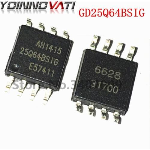 50pcs/lot GD25Q64 GD25Q64BSIG SOP8 64Mbit Flash Memory new original