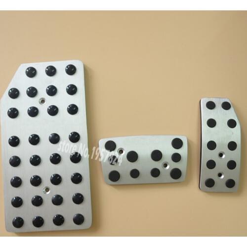 DEE Car Accessories For Honda CITY Fuel Brake Foot Rest Automatic Pedals Plate Non slip Accelerator Gas AT Pads Stickers covers