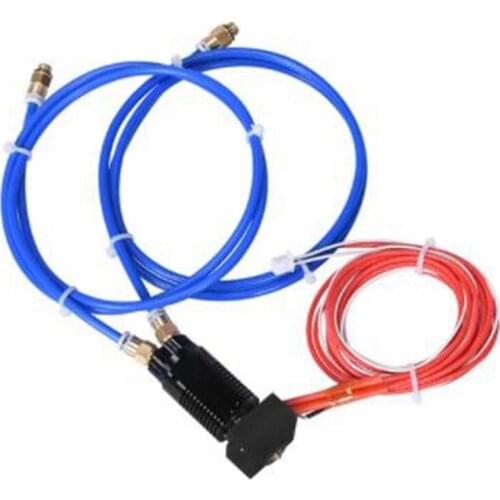 3D Printer Parts 2 in 1 Out Extruder Hot End Kit 0.4 mm Nozzle 1.75 mm 24V 40W for Cr-10 /Ender-3 Series 3D Printers