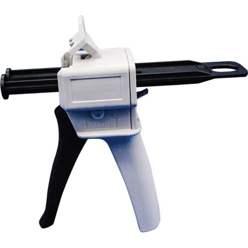 50ml Two Component AB Epoxy Sealant Glue Gun Applicator Glue Adhensive Squeeze Mixed Manual Caulking Gun Dispenser 1:1 2:1