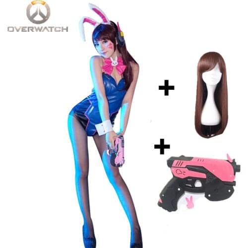 Game Overwatch Dva cosplay costume 2019 3D printing ladies and womens clothing D VA ladies Cosplay dva Zentai LICRA Dva bodysu