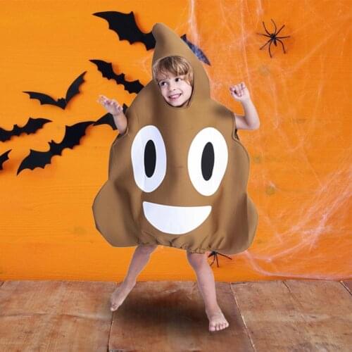 Halloween Costume Sponge Poop Childrens Performance Set Cosplay Costume Funny Carnival Party Cosplay Dropshipping