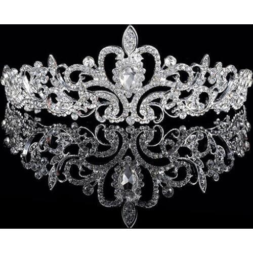 Trendy Wedding Crown for Bridal Headpiece Crystal tiaras and crowns Bride tiara Wedding Hair Accessories