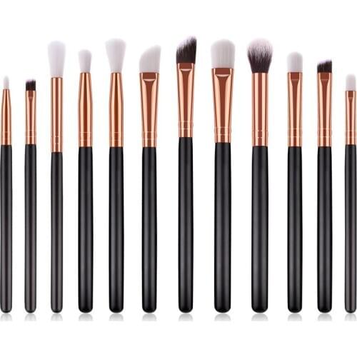 Taoye Teemo 3/12 pcs/lot Makeup Brushes Set Eye Shadow Blending Eyeliner Eyelash Eyebrow Brushes For Makeup Brushes Tools