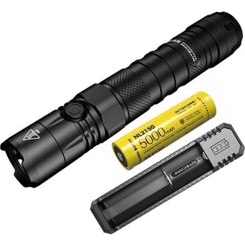 NITECORE NEW P12 Tactical Flashlight XP-L HD V6 LED 1200 Lumen beam throw 238 meter Outdoor torch search rescue Handheld light