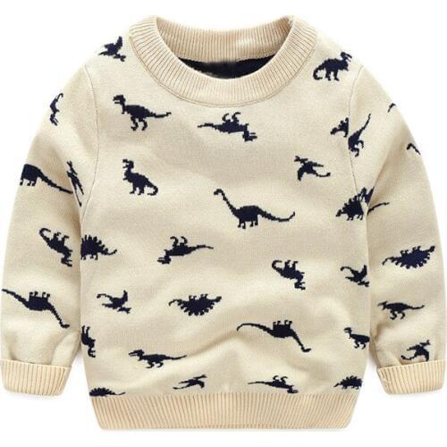 Autumn/winter Childrens Sweaters Kids Boys Clothes Baby Girls Knitwear Wool Sweater Cartoon Warm Garment Clothing