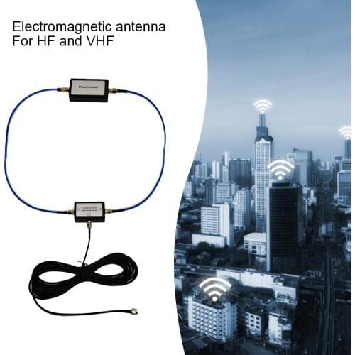 Latest Version YouLoop Magnetic Antenna Portable Passive Magnetic Loop Antenna BALUN Suitable for HF SMA Radio HF and VHF