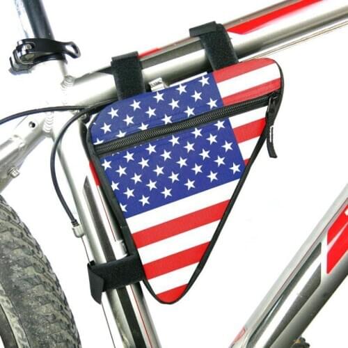 Waterproof Bicycle Bag Cool Design Waterproof Triangle Cycling Bicycle Bags Front Tube Frame Bag Mountain Triangle Bike Pouch