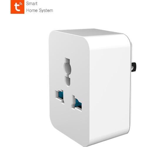 WIFI Smart Socket Universal Plug 100~240V Remote Control Smart Timing Switch Work For Amazon Alexa/Google Assistant