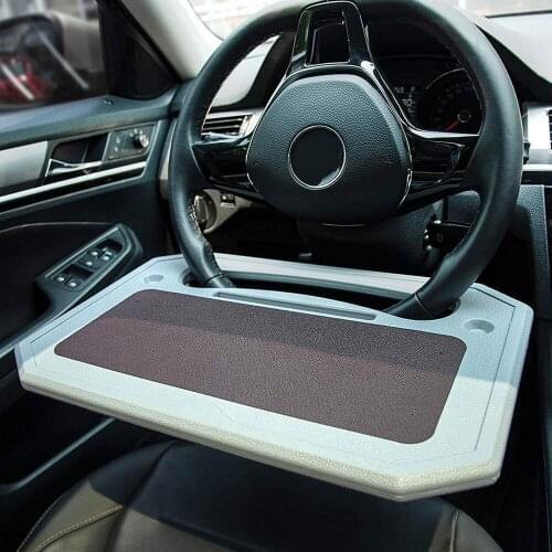 Universal Car Tray for Eating Steering Wheel Auto Steering Wheel Desk For Laptop Tablet Notebook Car Travel Table for Drivers