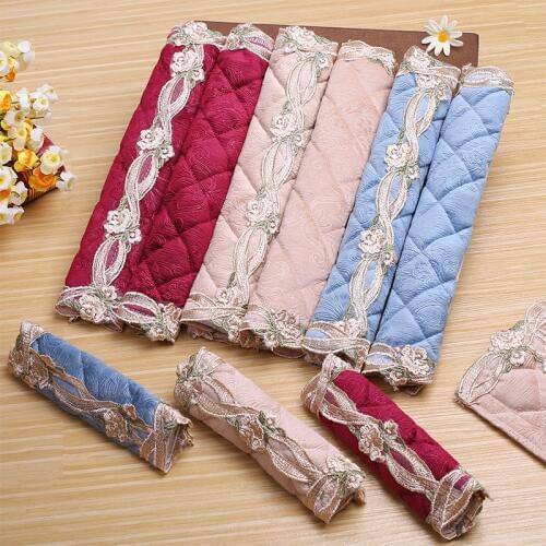 1 Pair Nodic Refrigerator Handle Covers Padded Anti-static Kitchen Appliances Microwave Dishwasher Door Handle Decoration