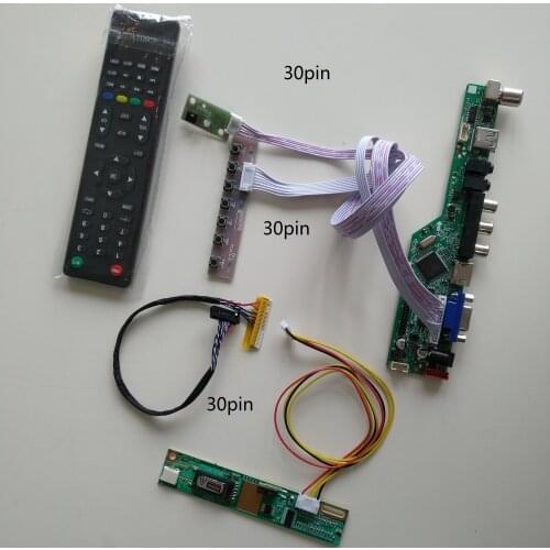 VGA AV AUDIO LCD LED TV HDMI-compatible USB 1 CCFL lamps card Controller driver Board KIT DIY For LTN154X3-L01 1280X800 panel