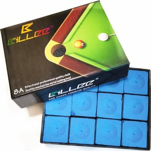 12PCS 8A Billiards Chalk Pool Cue Chalk Snooker Chalk Billiard Accessories
