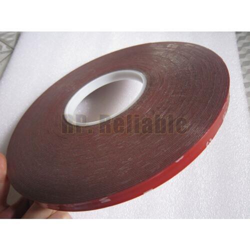 0.8mm Thick, 10mm~50mm Choose Grey Acrylic Glue Double Sided Sticky Foam Tape for Car Auto Truck Parts Marble, Seal Strip Attach