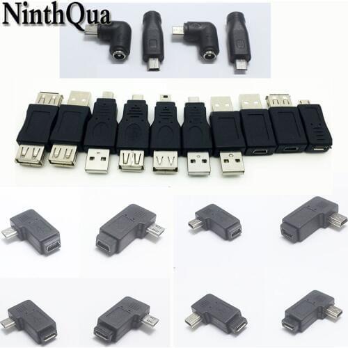 EClyxun 1pcs Micro / Mini USB or USB 2.0 Male Female Printer usb Plug jack Extension Cord Connector Charging Adapter for Cable