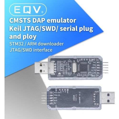 CMSIS DAP/DAPLink Emulator JTAG SWD serial Port/ U Disk Drag and Drop Super JLINK/STLINK