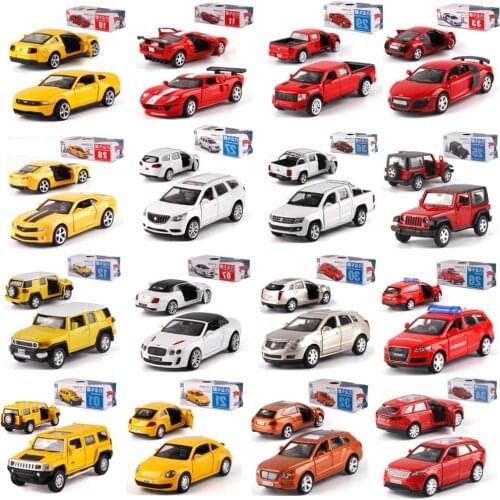 Exquisite 1:43 Q7 H3 Beetle Velar pickup sports car alloy model,simulation die-cast door pull back childrens gift,free shipping