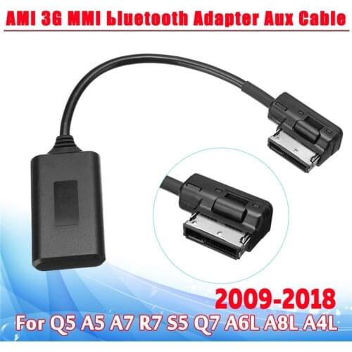 AMI MMI Bluetooth ModuleAdapter Aux Cable Wireless Audio Input Aux Radio Media Interface For Audi Q5 A5 A7 R7 S5 Q7 A6L A8L A4L