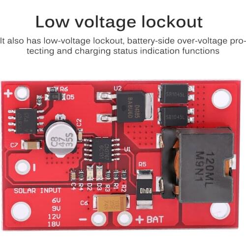 Solar Panel Controller Module 3A Voltage Regulator Board Charging Module Power Supply Board For 12V Lead-Acid Battery Charging