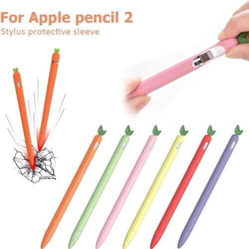 Soft Silicone Compatible For Apple 12 Pencil Case Compatible For Tablet Touch Pen Stylus Protective Sleeve Cover Coque Anti lost