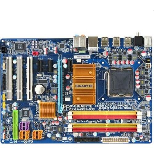 Original for Gigabyte GA-EP35-DS3 DDR2 LGA 775 motherboards all solid