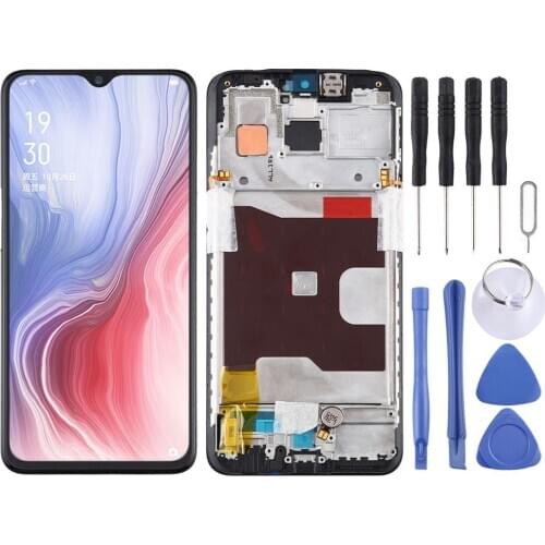 Original LCD Screen and Digitizer Full Assembly with Frame for OPPO Reno Z
