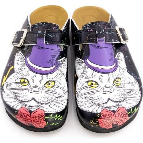 Cat Patterned Orthopedic Sabo Slippers 2021 New Women Comfortable Comfort Nurse Doctor Hospital Orthopedic Cook Work Slippers