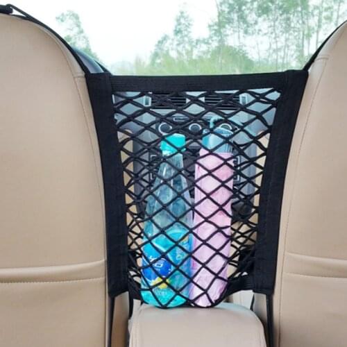 Car Seat Gap Strong Elastic Mesh Bag Seat Back Storage Bag for Bmw mini cooper countryman r60 r56 r50 f56 f55 R52 R57 R58