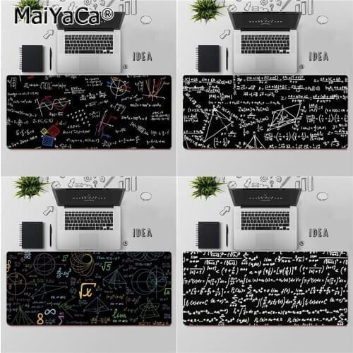 Maiya High Quality Geometric Math formula Rubber Mouse Durable Desktop Mousepad Rubber Computer Gaming mousepad