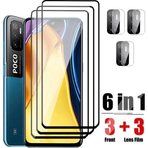 9H Screen Protective Glass For Xiaomi Poco F3 M3 Pro X3 NFC Camera Protector On Xiomi Xaomi PocoX3 X 3 X3Pro Tempered Film