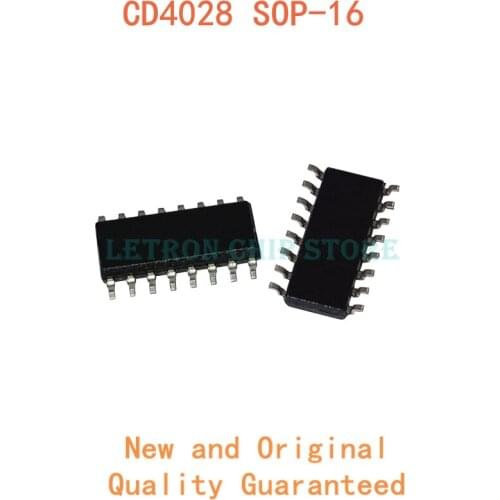 10PCS CD4028 SOP16 CD4028BM SOP-16 CD4028BM96 SOP HEF4028BT SOIC16 CD4028BCM SOIC-16 SMD new and original IC Chipset