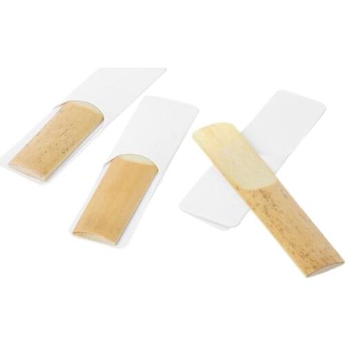 10pcs Eb Alto Saxophone Reeds Bamboo Strength 2.5 Sax Woodwind Instrument Parts