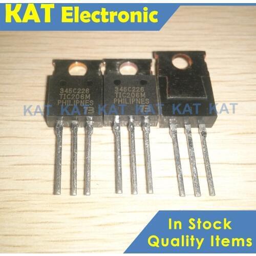 5PCS/Lot TIC206M TO-220 SILICON BIDIRECTIONAL TRIODE THYRISTOR