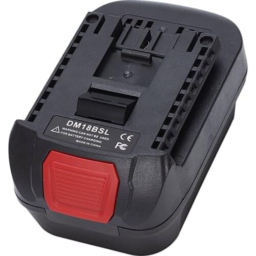 DM18BSL Battery Converter Adapter for Milwakee 18V M18 and for Dewalt 20V Li-ion Battery Used to for Bosch 18V Tool Battery