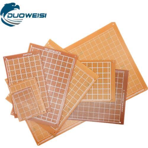 Bakelite universal board5*7cm 7*9 cm 2.54mm hole distance hole universal board line breadboard pcb board