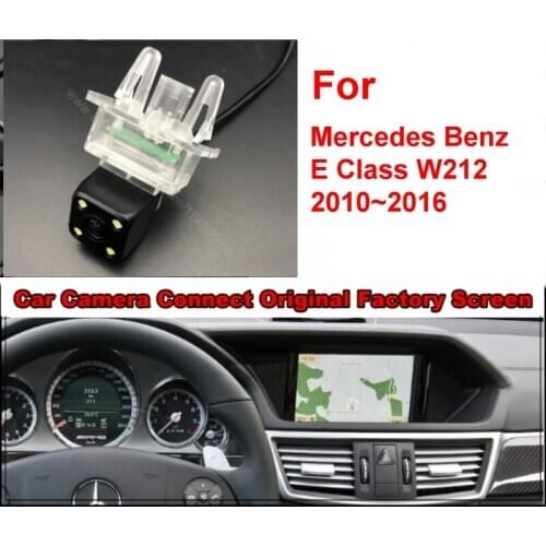 Boqueron For Mercedes Benz E Class W212 2010~2016 RCA & Original Screen Compatible / Car Rear View Camera Back Up Reverse Camera
