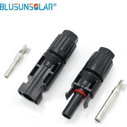 BULSUNSOLAR 10 Pairs Solar cable connector TUV IP67 TUV00V DC 600V DC Solar PV Solar connector