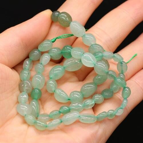 Natural Stone Bead 6-8mm Round Green Aventurine Loose Beads for Jewelry Making DIY Necklace Bracelet Crafts for Women