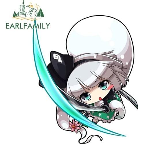 EARLFAMILY 13cm x 9.6cm for You Can Do It Camper Car Stickers DIY JDM Accessories Anime Occlusion Scratch Custom Printing Decal