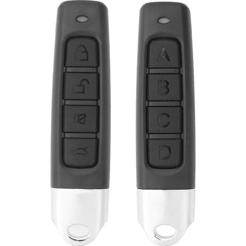 AK-1301 315MHZ Auto Copy ABS 4 Key Universal Cloning Remote Control for Garage Door Scope of Application Curtain Door Alarm Etc