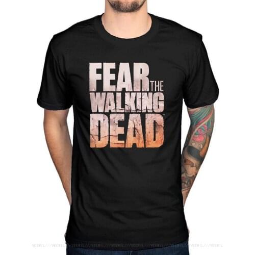 Fear The Walking Dead T-Shirt Andrew Lincoln No Sanctuary Rick Daryl Tee Shirt Cotton Short Sleeve