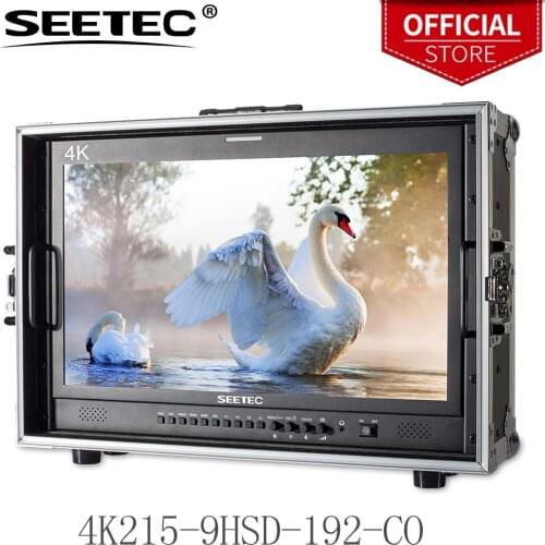 Seetec 4K215-9HSD-192-CO 21.5" IPS Full HD 1920x1080 Carry-on Broadcast Monitor with 3G-SDI HDMI AV YPbPr Director Suitcase