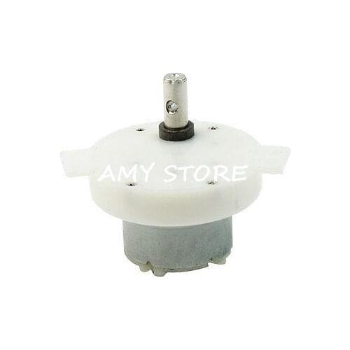 6RPM Output Rotary Speed 2 Pin Connecting Cylinder Shape Geared Motor DC 24V JS-50